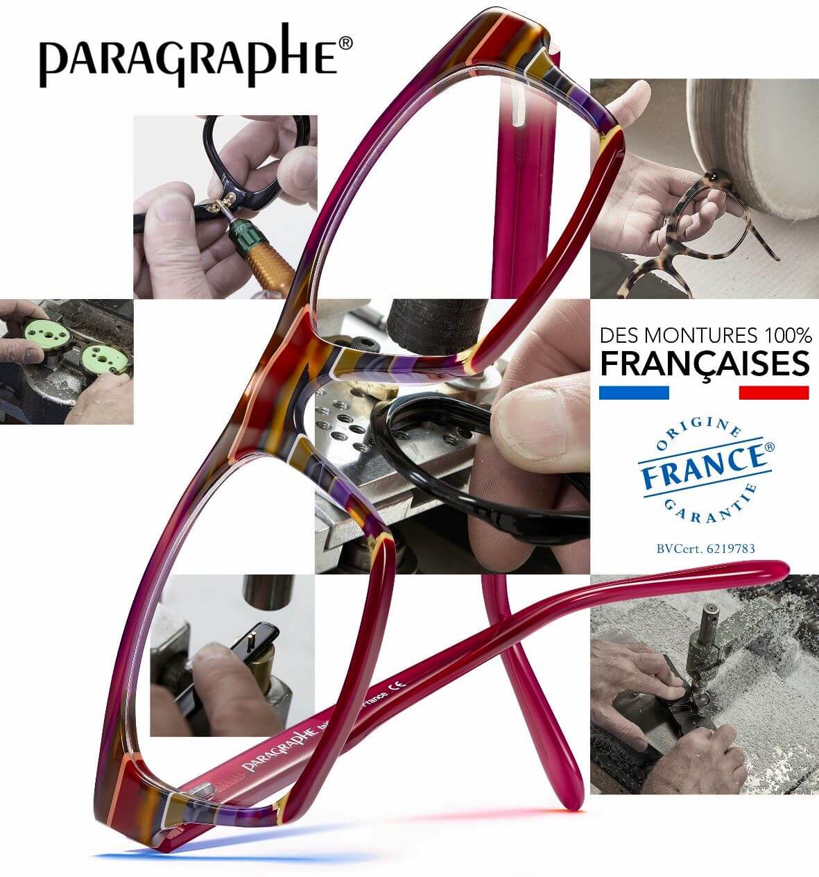 Lunettes Paragraphe création fabrication Française